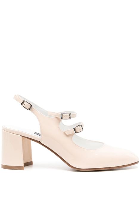 Beige banana pumps - women